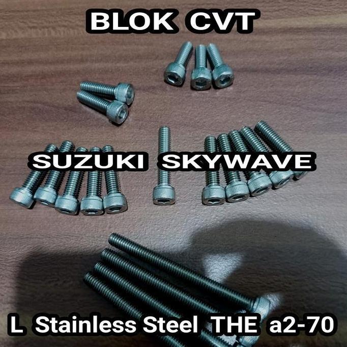 Baut Bak Cvt Skywave L Stainless