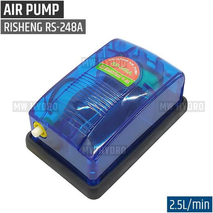 RISHENG RS-248A, AIR PUMP / AERATOR / POMPA UDARA 1 LUBANG