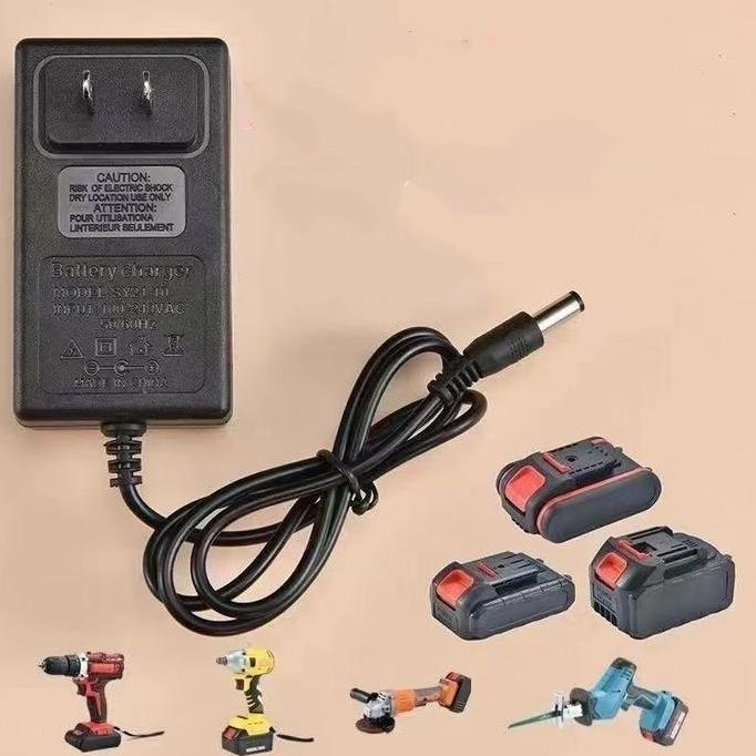 MOKAYA - Charger Bor Cordless 21v-98v Wide Voltage Charger Bor Baterai Chordless Impact Wrench Bor G