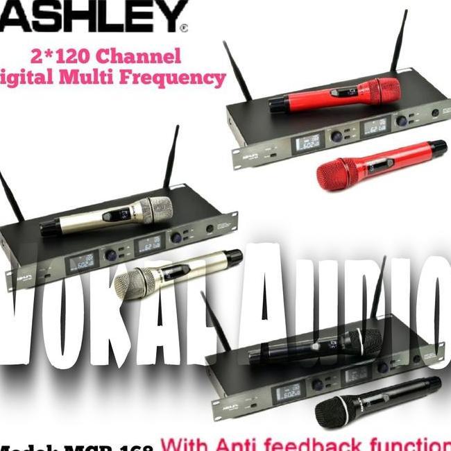 Microphone Ashley Mcr 168 Mic Wireless Handheld