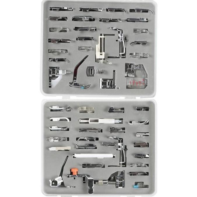 Set 52pcs Sepatu Mesin Jahit Portable dengan Kotak Penyimpanan