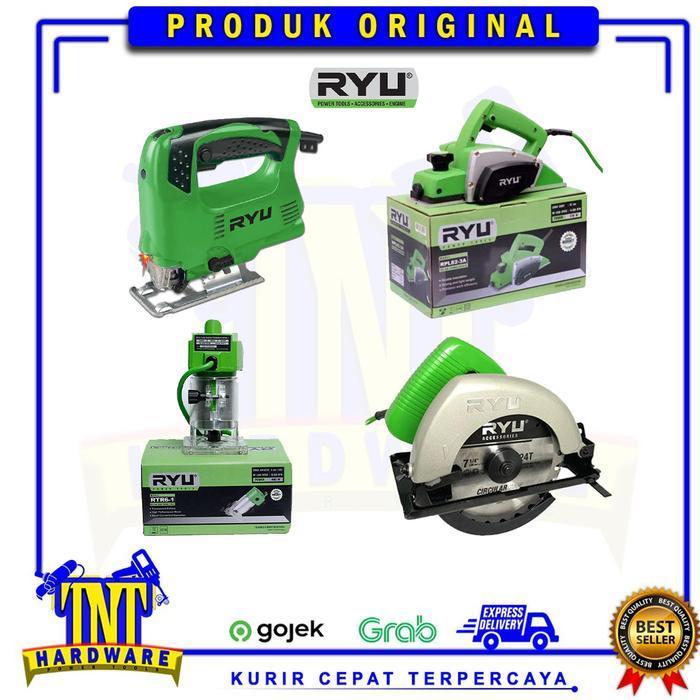 TERLARIS PAKET TUKANG KAYU KOMPLIT RYU PLANER/CIRCULAR SAW/JIG SAW/TRIMMER
