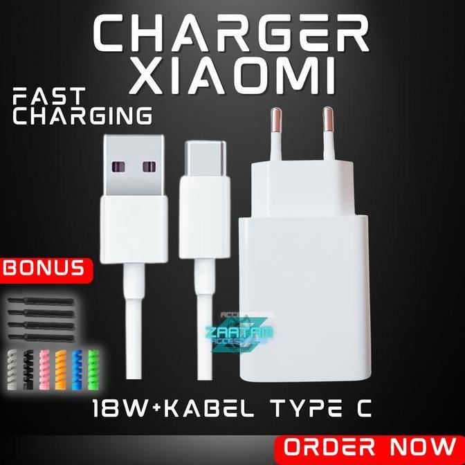 CHARGER XIAOMI 18W & 22.5W FAST CHARGING USB MICRO TYPE C