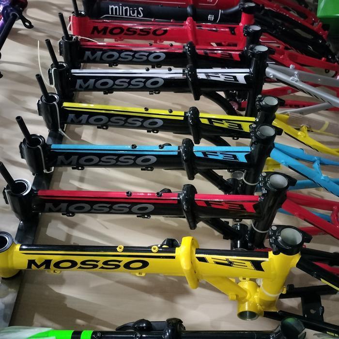 Frameset Sepeda Lipat Mosso F3 20 Inch / 22 Inch Discbrake Frame Set Original Dan Terpercaya