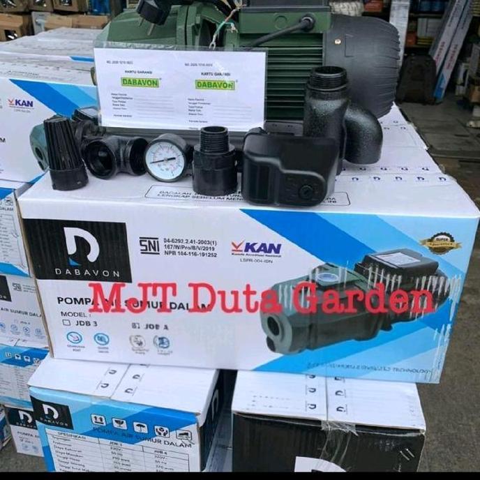 Pompa Air Dabavon 255 Jdb3 Jetpump Tanpa Tabung Best Quality