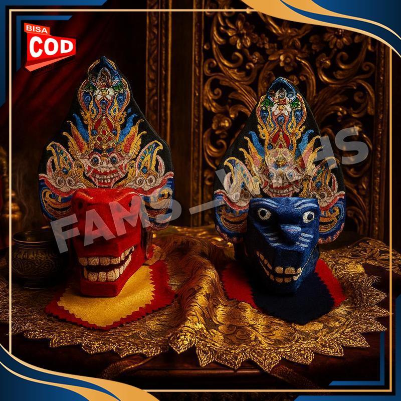 Gantungan Kunci Barongan Bahan Kayu Miniatur Barongan Terbaik