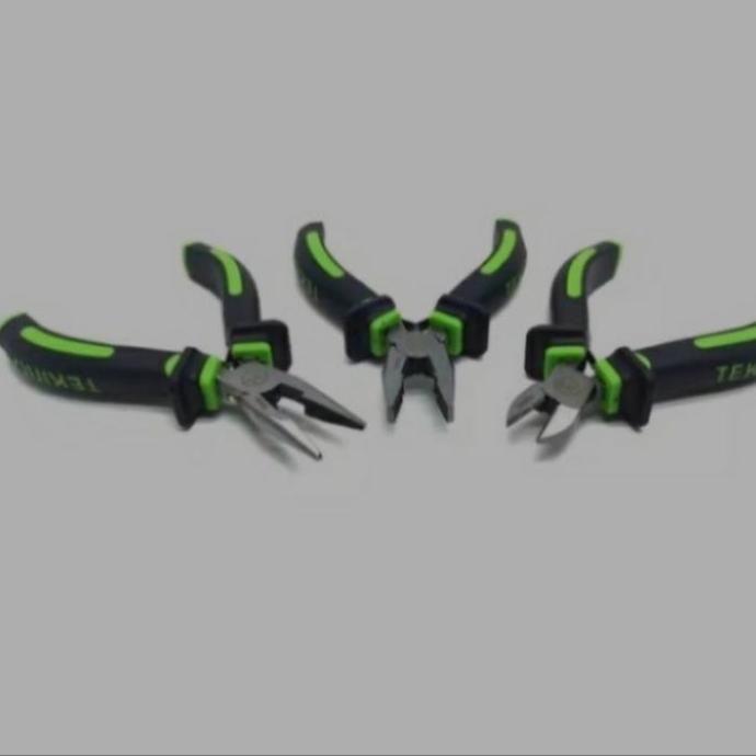 TERBARU - Tang TEKIRO Paket isi 3 pcs / TEKIRO Set Comb 7", Lancip 6", Potong 6"