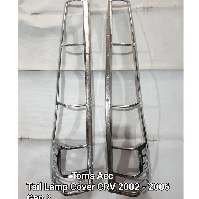 Tail Lamp Cover CRV 2002 2004 Gen 2 Garnish Lampu Belakang Krom