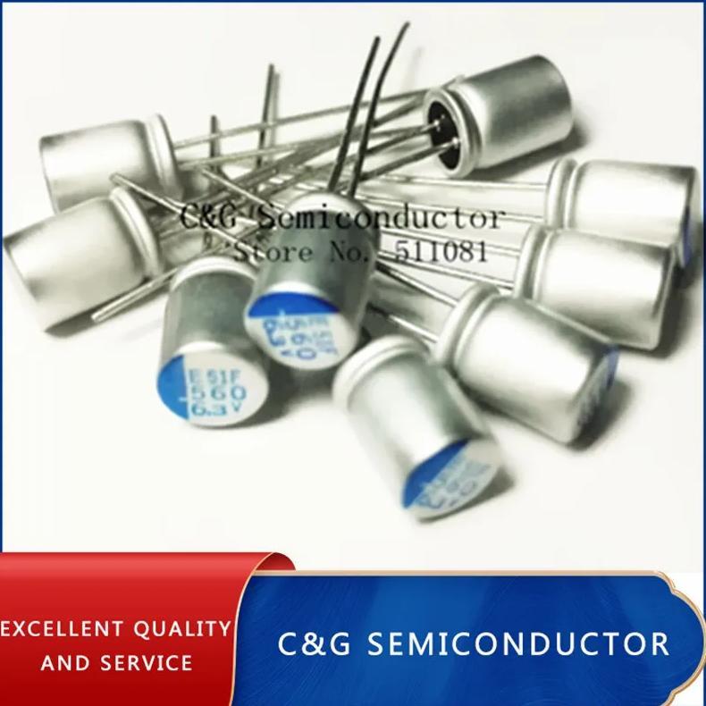 10PCS 6.3V 560UF 6SEPC560MW Solid Capacitor Motherboard Capacitor