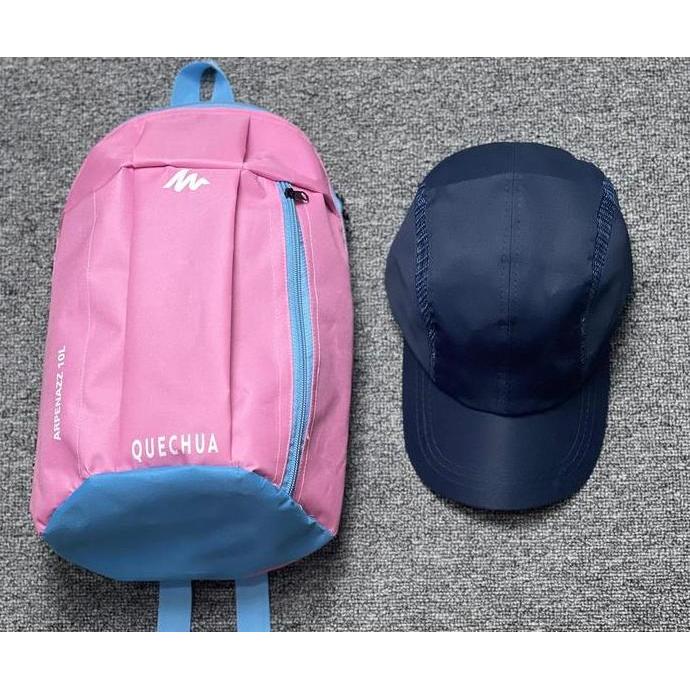 [PAKET BUNDLING]Tas ransel mini tas olahraga sport dan topi olahraga