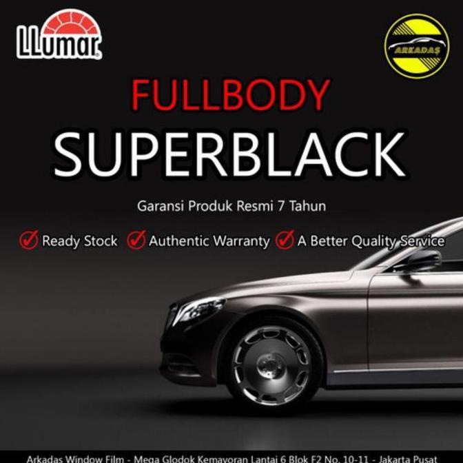WINDOVSHOPID LLUMAR SUPERBLACK kaca film mobil premium full set