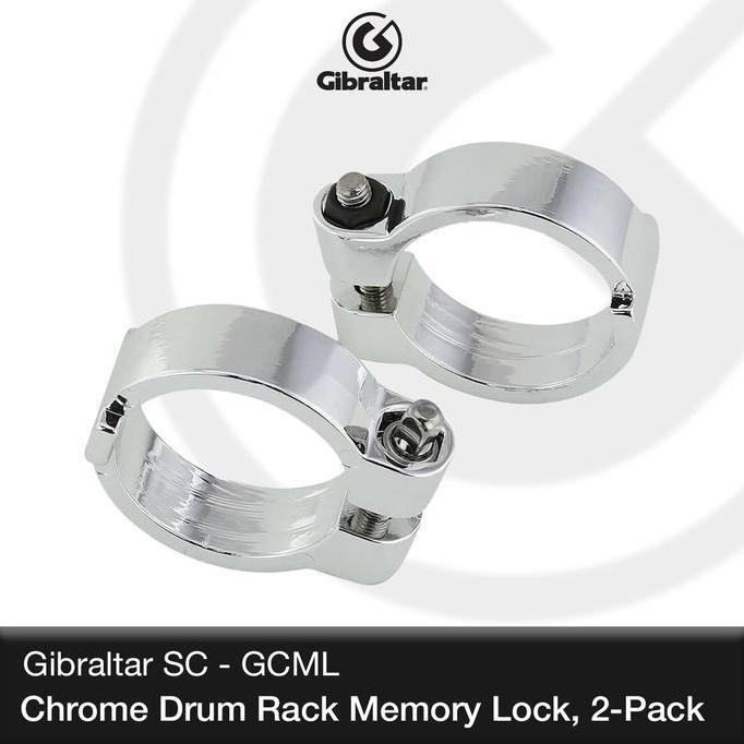 Gibraltar SC - GCML Chrome Drum Rack Memory Lock, 2-Pack PROMO AWAL TAHUN
