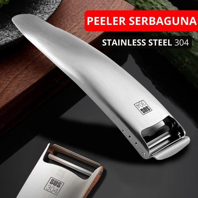 PREMIO Parutan Peeler Alat Kupas Pengupas Buah Kentang Sayur Serbaguna