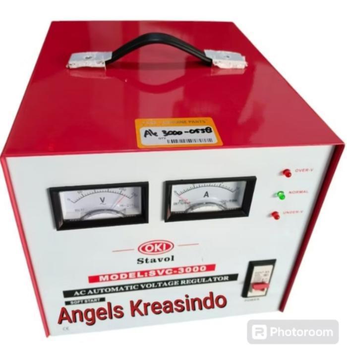 Stabilizer Regulator Listrik Oki 3000 Watt Original Dan Terpercaya