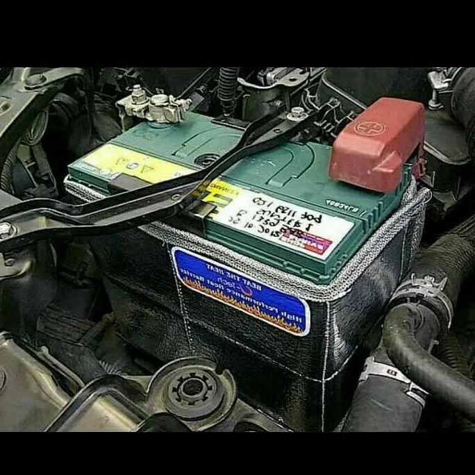 Peredam panas aki dan pelindung Accu mobil L300 diesel