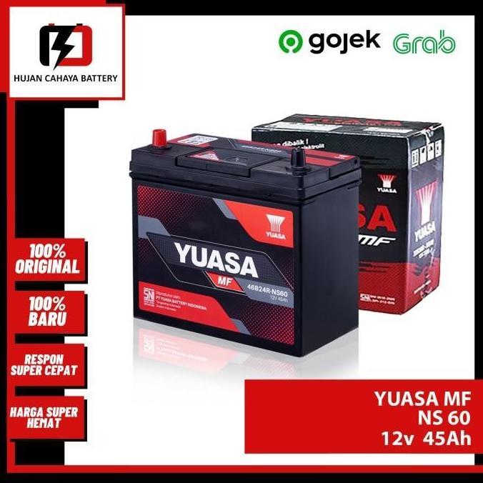 Aki Mobil YUASA MF NS60 / NS-60 / NS 60 - Aki SUZUKI APV SERIES