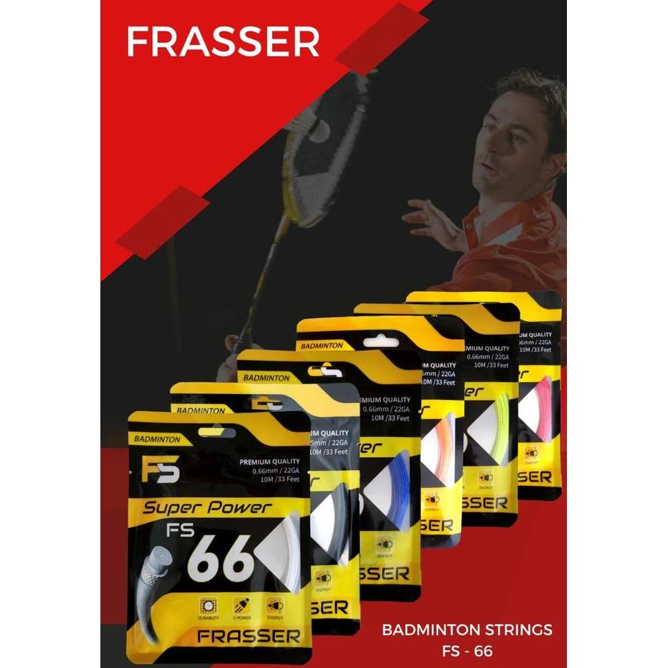 ASLI Senar Raket Badminton Frasser 66 READY STOCK