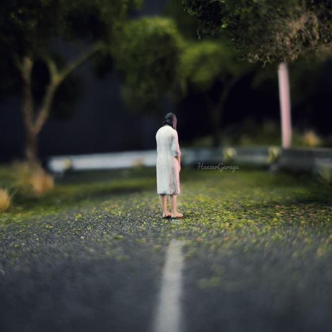 HG Miniatur Hantu Indonesia Kuntilanak  Diorama Action Figure - N3D