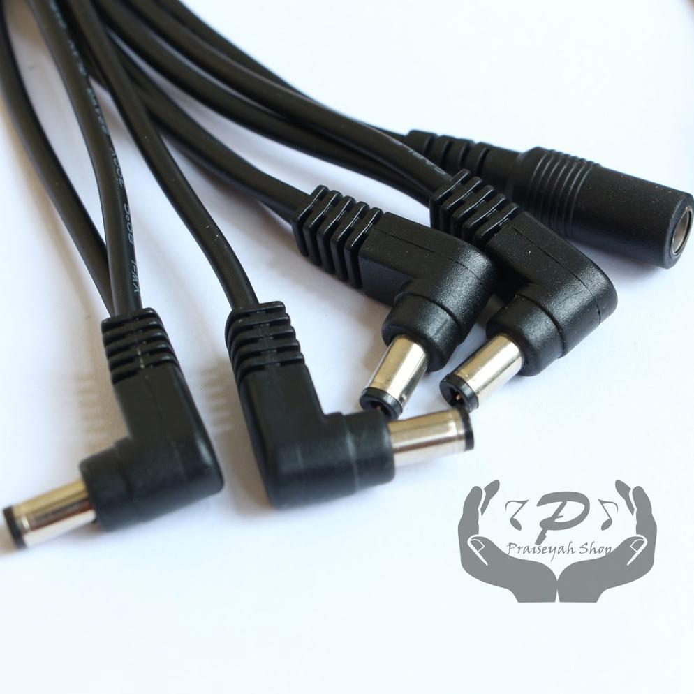 Joyo Daisy Chain 8 Way Plug Efek Gitar Power Supply Kabel Guitar Effect