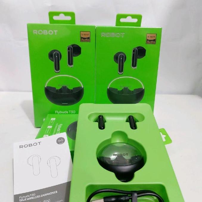 Promo ROBOT T30 TWS Headset / earphone / headphone  bluetooth Bt AIRBUDS Diskon