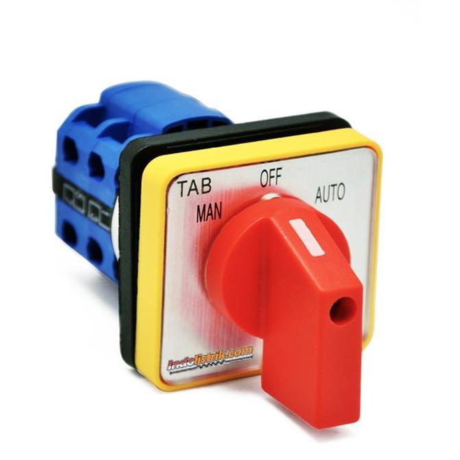 Selector Man-Off-Auto TAB 2Pole SA-16-3-2