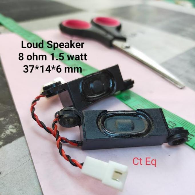 Promo Speaker 8 ohm 1.5 Watt panjang 37Mm Lebar 14Mm tebal 6Mm ada kabelnya Diskon