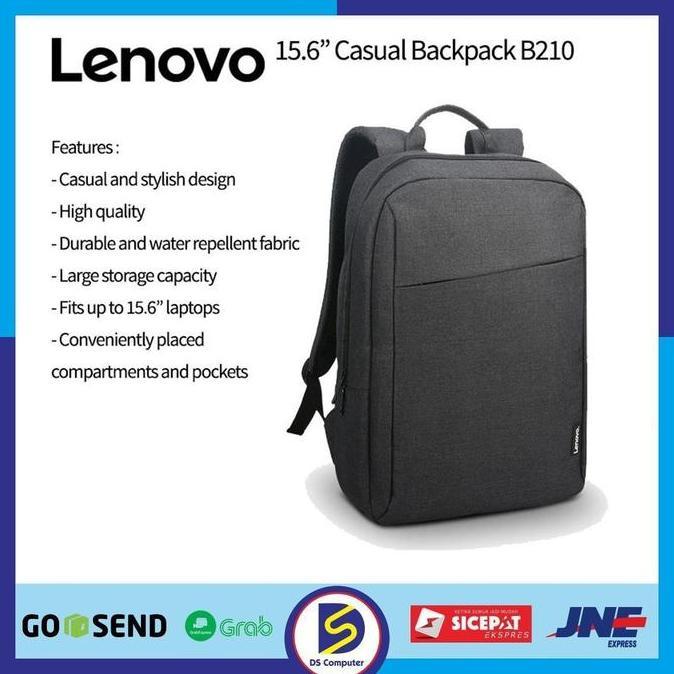 Tas Laptop LENOVO BACKPACK Size 14 - 15.6 inch 210 original 100%BARU