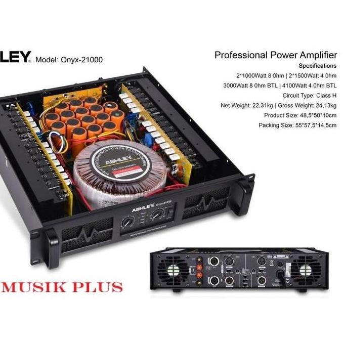 Promo Power Ampli Ashley Onyx21000 / Onyx 21000 Original Diskon