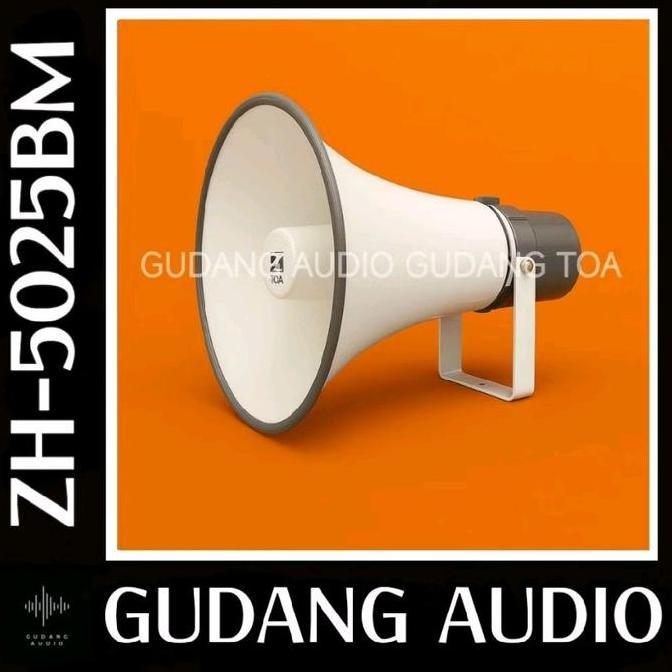 Promo Horn Speaker Corong TOA Masjid Mushola ZH-5025 BM 25 Watt Trafo Matching Original Diskon