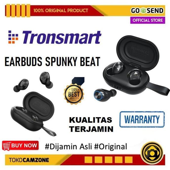 Promo Tronsmart Qualcomm Chip Spunky Beat True Wireless Bluetooth Earbuds Diskon