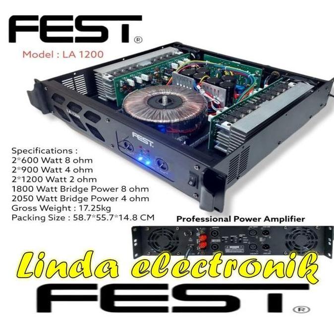 Promo power amplifier fest la1200 FEST LA 1200 ORIGINAL Diskon