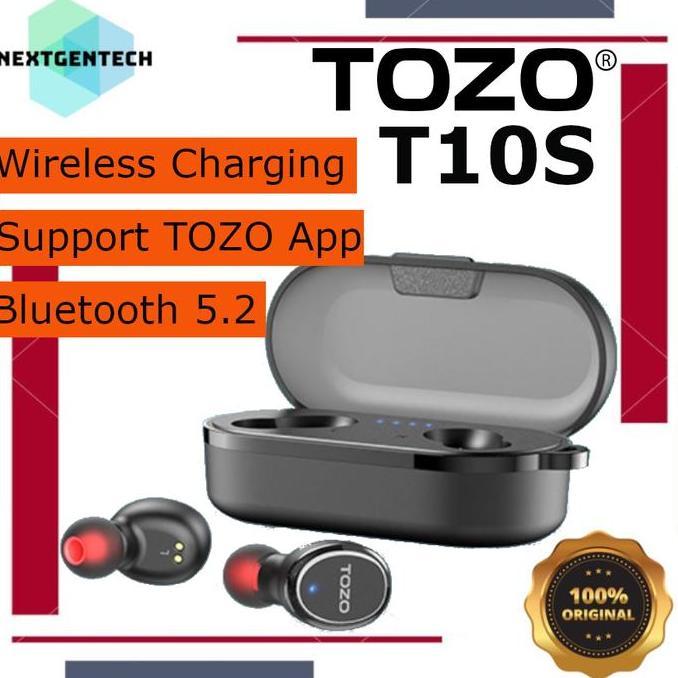 Promo TOZO T10S 2022 TWS True Wireless Earbuds Bluetooth 5.2 IPX8 ENC Earbud Diskon