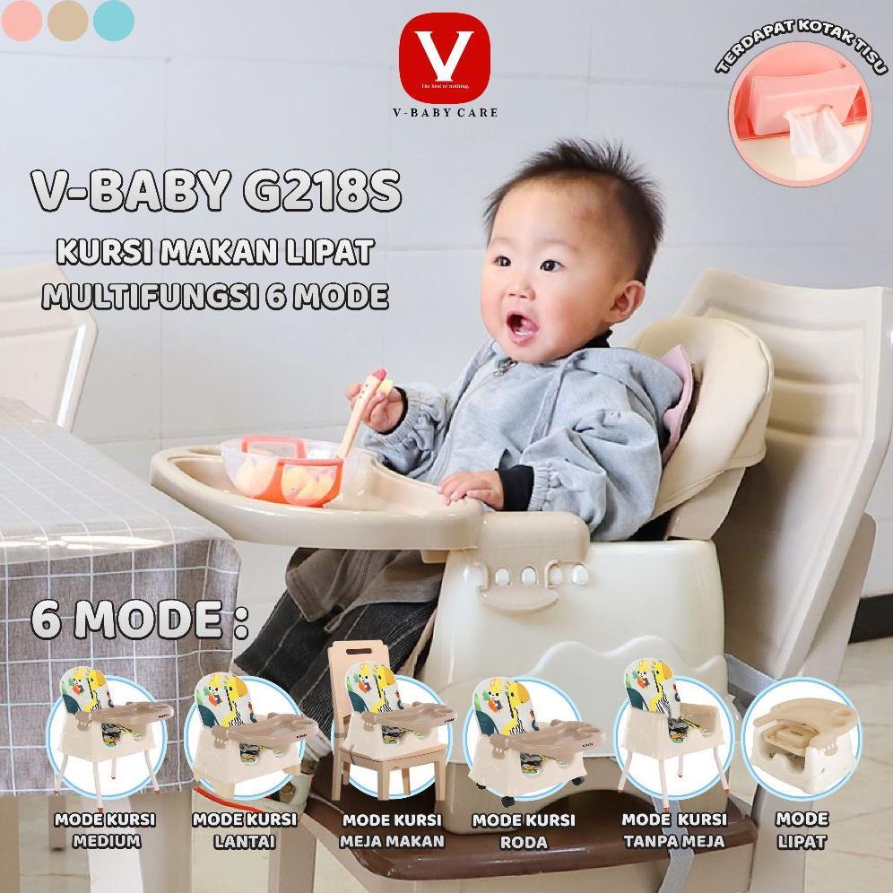 V-BABY CARE Kursi makan balita/ Kursi makan bayi multifungsi/Kursi makan bisa lipat / Baby chair
