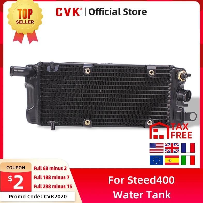 CVK Aluminium Radiator Cooler Cooling Water Tank for Honda Steed400 Steed600 XLV400 XLV600 XLV VT St