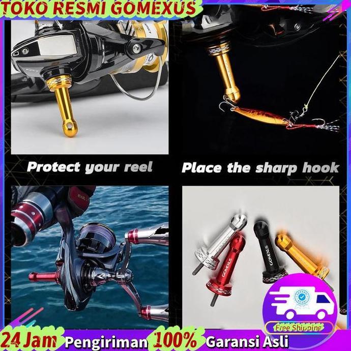 Gomexus Stand Pelindung Reel Tipe Lock Untuk Shimano Daiwa Abu Revors Lt 1000-5000 R3