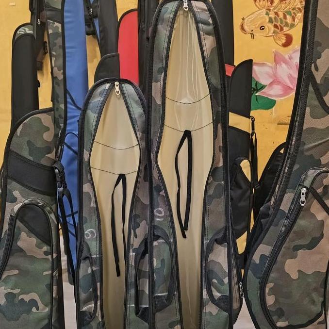 Tas Joran Pancing Hard Case 80-200  Cm ( Fiber + Mangkuk) Tas Joran Pancing Laut Tas Joran 2 Set Pan