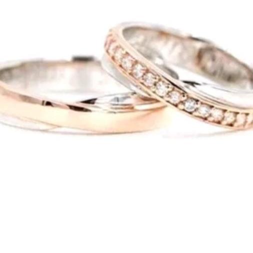 Cincin nikah emas palladium