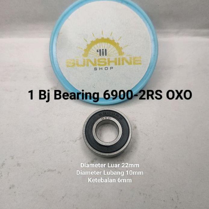 Bearing Klaher 6900 Plus Kones Bubut Untuk Hub Roda Depan Sepeda BMX MTB As Mur Kunci 15