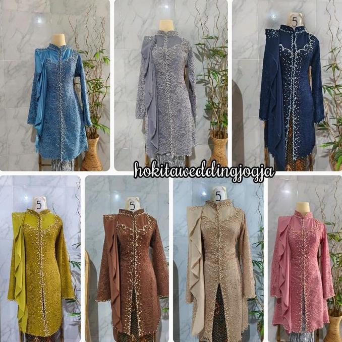 Kebaya Ibu Broklat Hijab Selendang-Kebaya Ibu Pengantin-Kebaya Ibu Hajat-Kebaya Ibu Pengantin