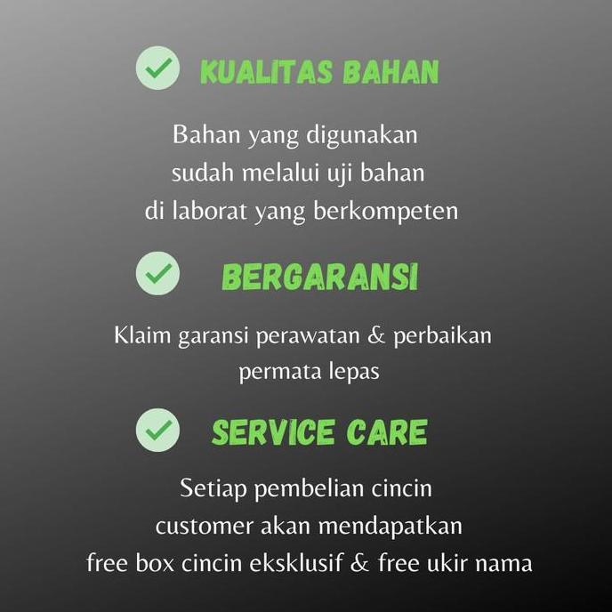 Cincin nikah tunangan nikah kawin palladium emas putih kuning platinum perak  C20