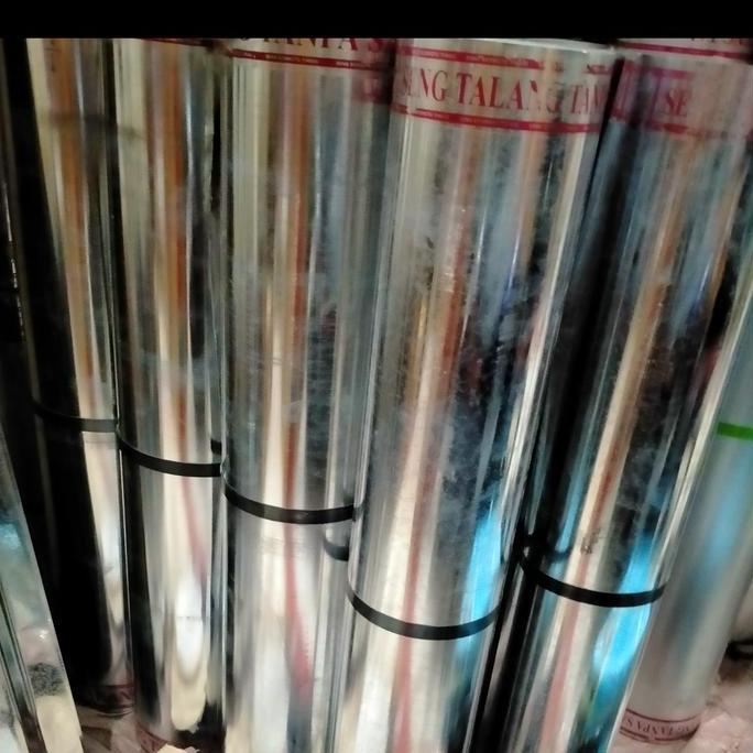 Seng Talang Galvanis/Seng Plat Galvanis Tinggi 90cm Tebal 0,3mm /roll