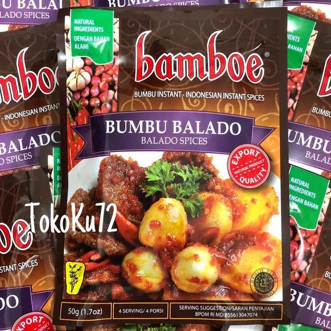 Bamboe Bumbu Instan Balado 50 gr murah