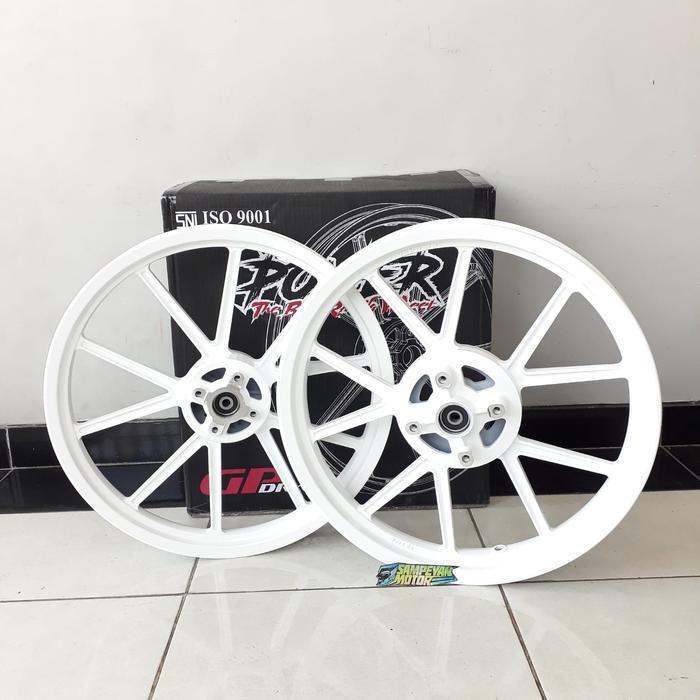 Velg Racing Set Jupiter MX New DD Double Disk Power GP Drag-1 Putih