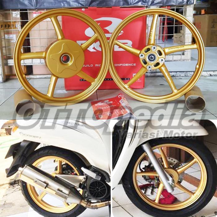 Velg Pelek ORI Racing Boy RCB Sp522 Scoopy Beat Vario 110 Genio Spacy