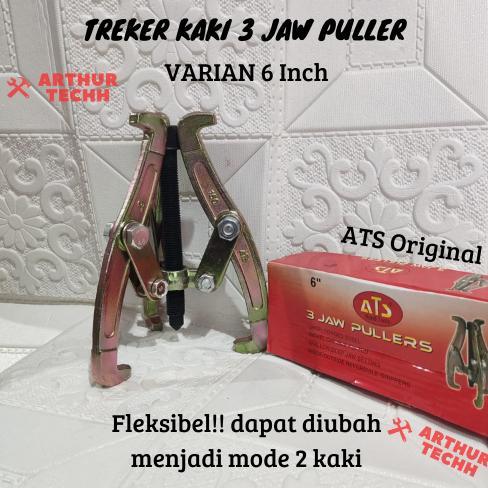 Tracker Traker Treker Kaki 3 ATS 6" Inch inci inchi | 3 Jaw Puller Multifungsi Bisa Diubah Jadi 2 Ka
