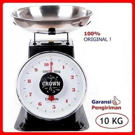 Bestone- Timbangan Duduk Timbangan Buah 10 Kg Crown