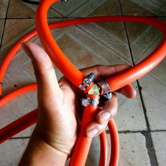 Bestone- selang cabang oven gas 2 meter+regulator