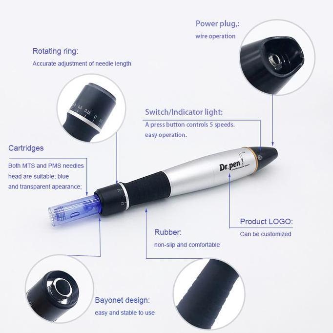 Dr. Pen Elektrik Ultima A1-C Dermapen Otomatis [terbaik]