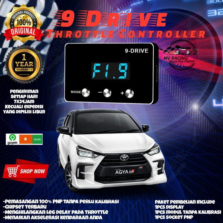 Original 9 Drive Throttle Controller TOYOTA AGYA 1.2 9Drive Piggyback Remap Ecu
