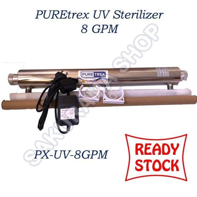 PUREtrex UV Sterilizer 8GPM | RO UV Sterilizer Lampu UV Sterilizer MURAH